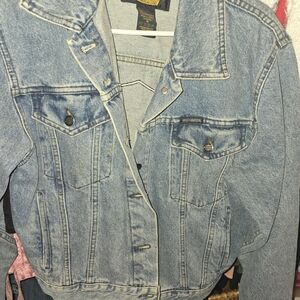 Vintage Harley-Davidson Blue Denim Jacket